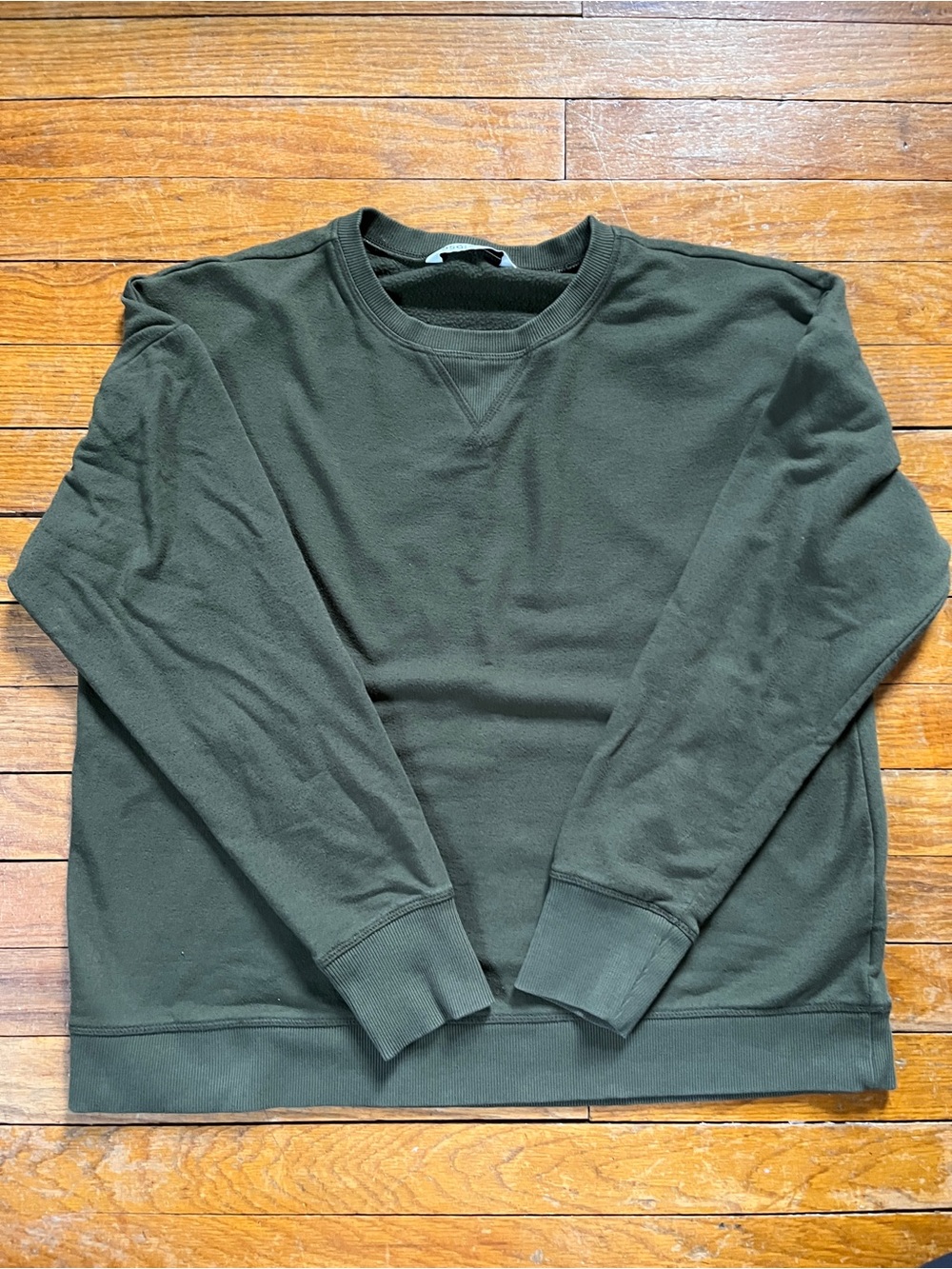 DSG Men's Crewneck Sweatshirt in Olive Green